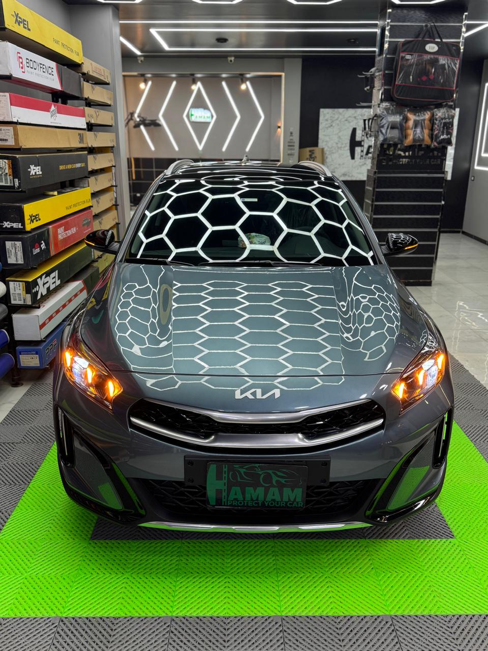 Protecting car glass from breakage and shattering